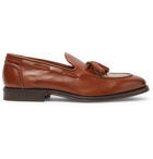 Brunello Cucinelli - Full-Grain Leather Tasselled Loafers - Men - Tan