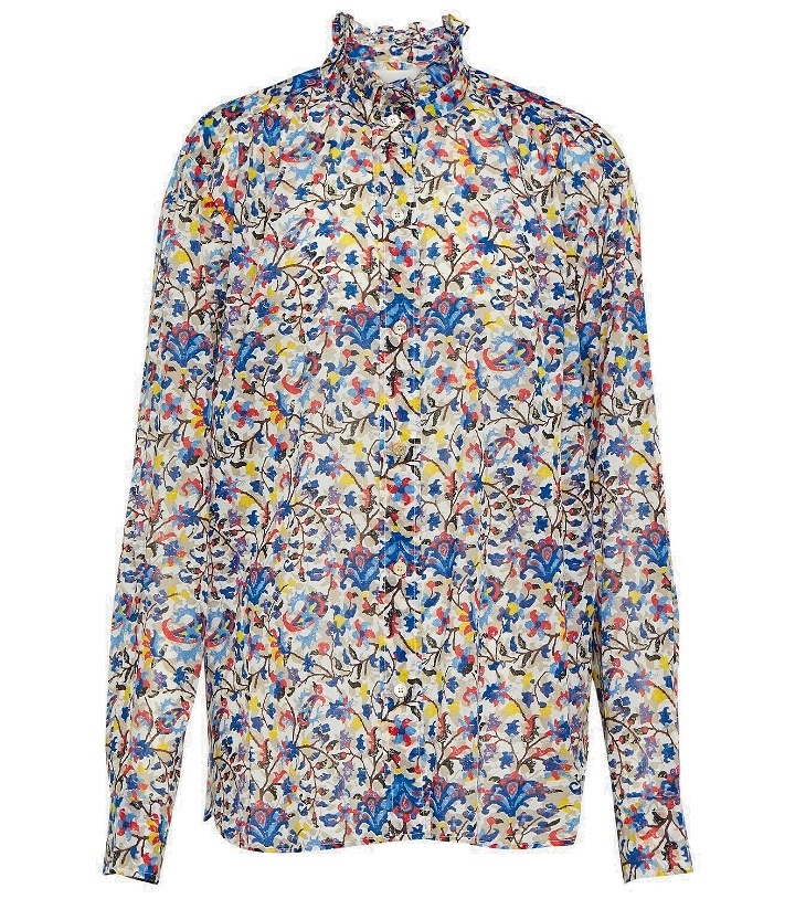 Photo: Marant Etoile Floral cotton blouse