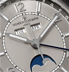 Vacheron Constantin - Traditionnelle Automatic Complete Calendar 40mm Stainless Steel and Alligator Watch - Men - Gray