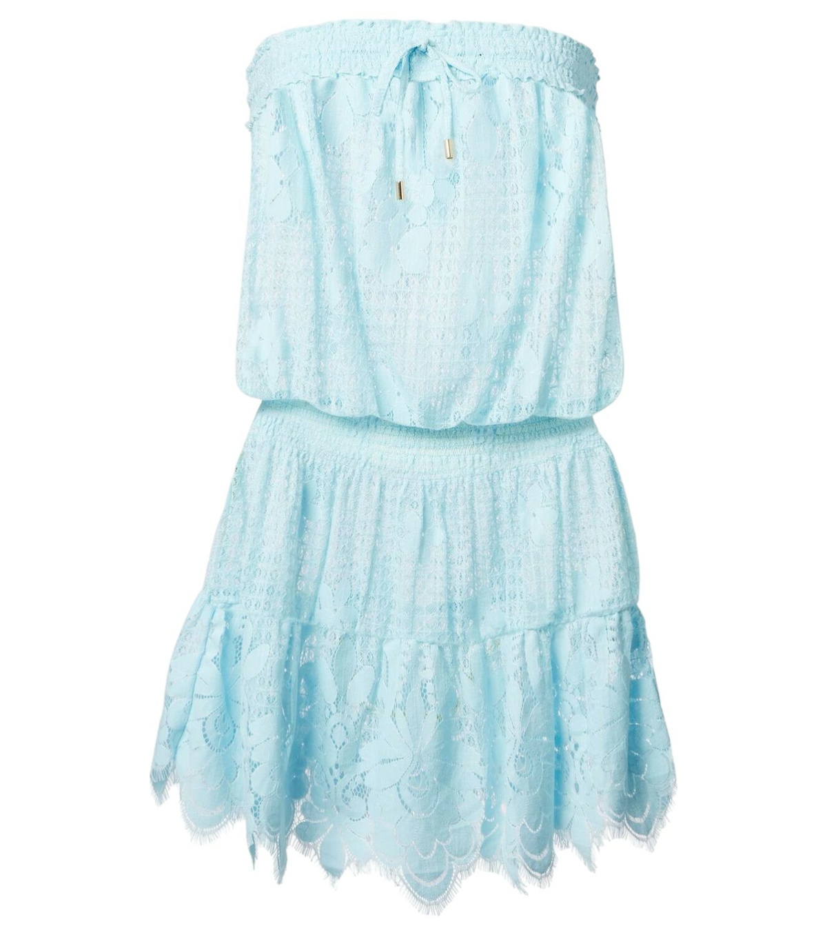 Melissa Odabash Jess broderie anglaise cotton minidress