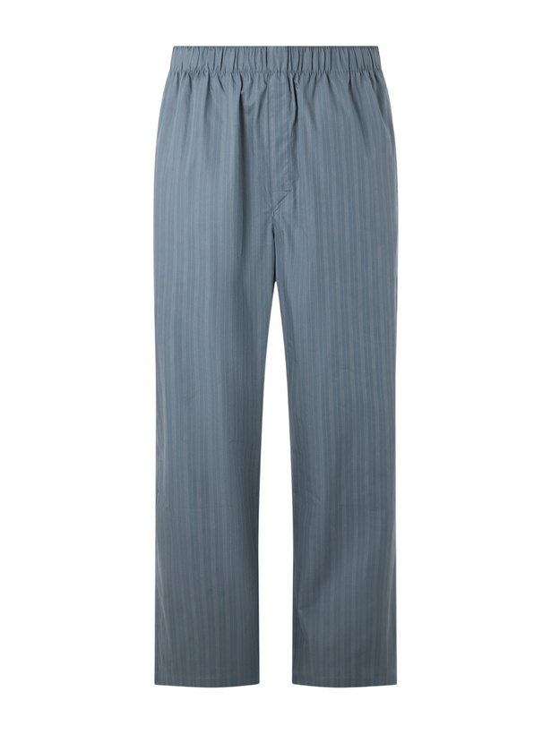 Photo: CDLP - Straight-Leg Striped Organic Cotton Pyjama Trousers - Multi