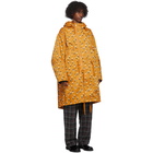 Undercover Orange Printed Rain Coat