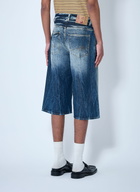 Martine Rose Zip-Up Jean Shorts