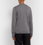 Comme des Garçons SHIRT - Patchwork Wool-Blend Sweater - Gray