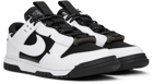 Nike Black & White Air Dunk Jumbo Sneakers