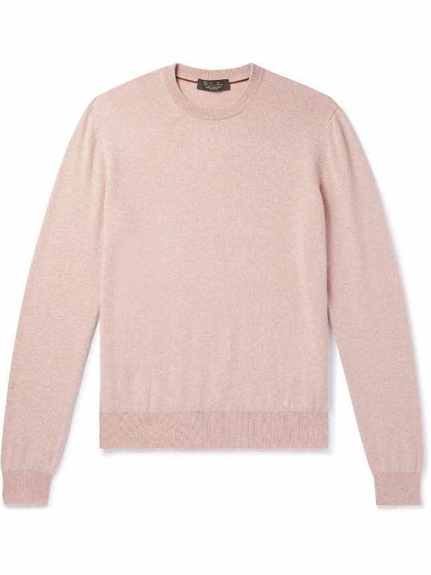 Photo: Loro Piana - Slim-Fit Baby Cashmere Sweater - Pink