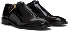 Ernest W. Baker Black T-Bar Monkstraps