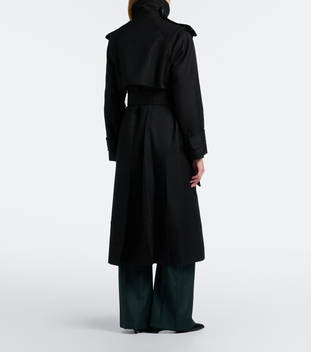 Victoria Beckham Philippa virgin wool twill trench coat