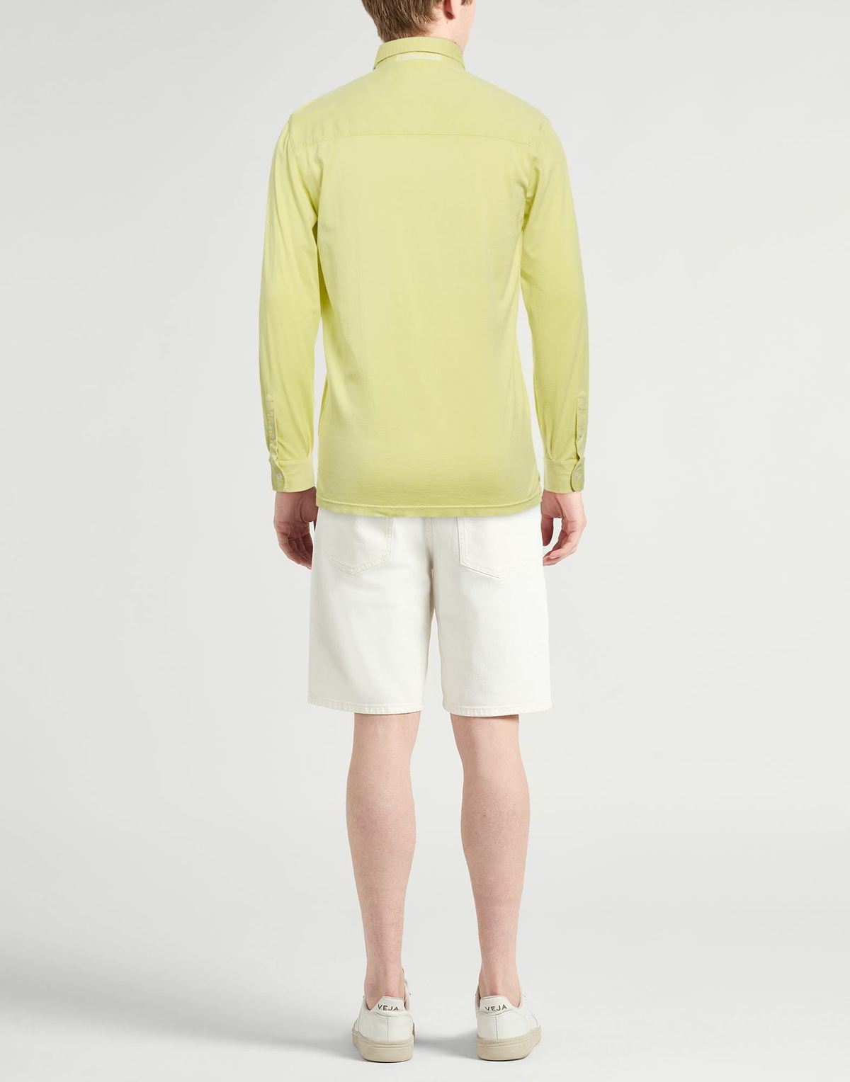 Fedeli Mens Shirt Lime in Green