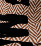 JW Anderson Logo wool and alpaca-blend scarf