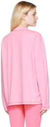 JACQUEMUS Pink Le Papier 'Le T-Shirt Pate à Modeler' Long Sleeve T-Shirt