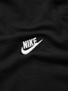 Nike - NSW Logo-Embroidered Cotton-Jersey T-Shirt - Black