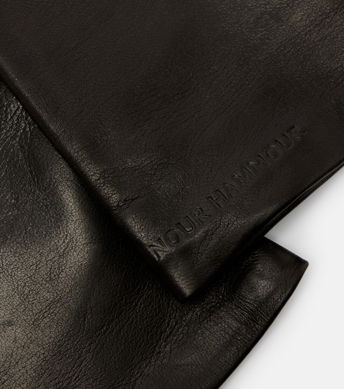 Nour Hammour Leather gloves