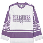 Puma Men's x Pleasures Hockey Jersey in Puma Men's White