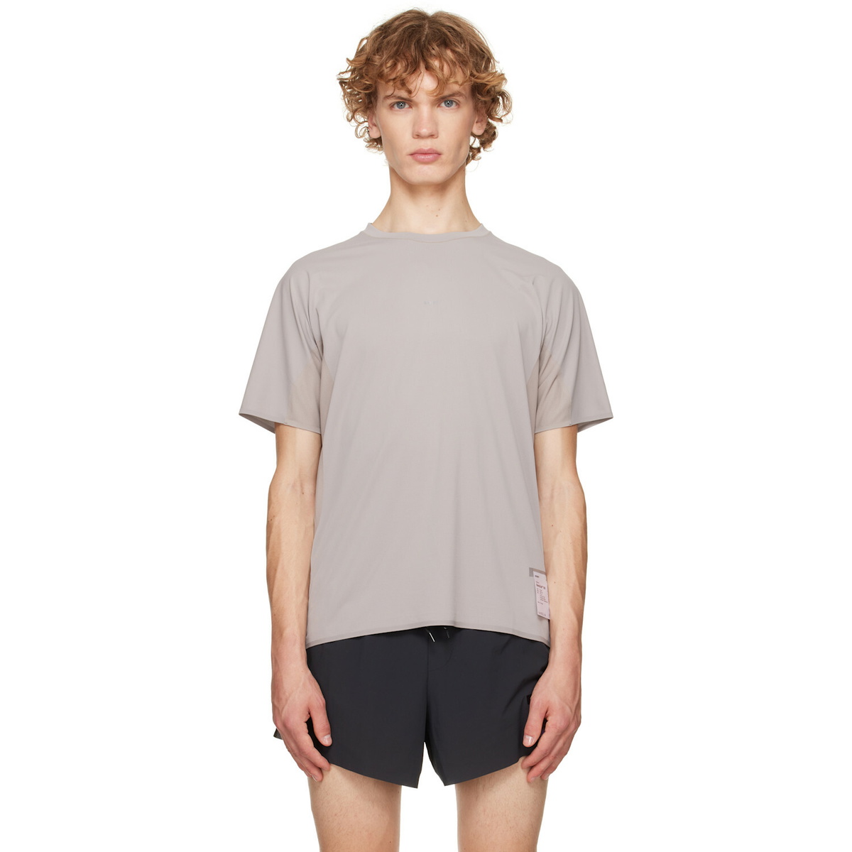 Satisfy Gray AuraLite UV Running T-shirt