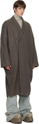Rick Owens Gray Tower Poiret Coat