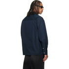 Marni Navy Poplin Zip Bib Shirt