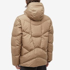 Goldwin Men's Down Parka Jacket in Desert Taupe