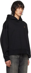 Palm Angels Black Monogram Pin Hoodie