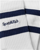 Sporty & Rich New Serif Socks White - Mens - Socks