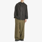 Taion Men's Military Zip Reversible Parka Jacket in Black