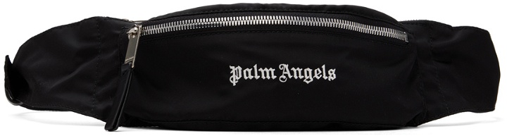 Photo: Palm Angels Black Printed Fanny Pack