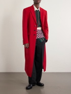 Dries Van Noten - Wool Overcoat - Red