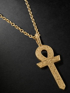 Stephen Webster - Ankh 18-Karat Gold Pendant Necklace