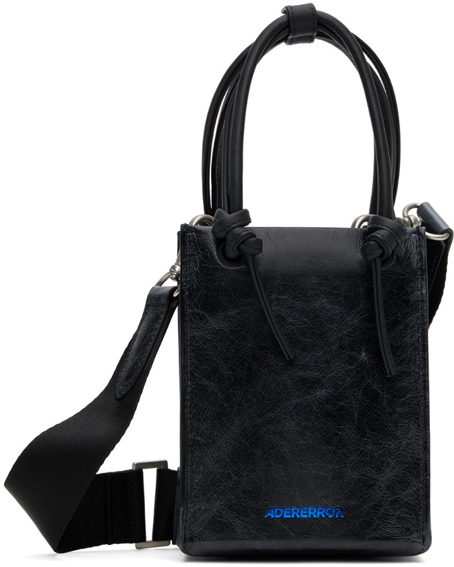 Photo: ADER error Black Mini Shopping Shoulder Bag