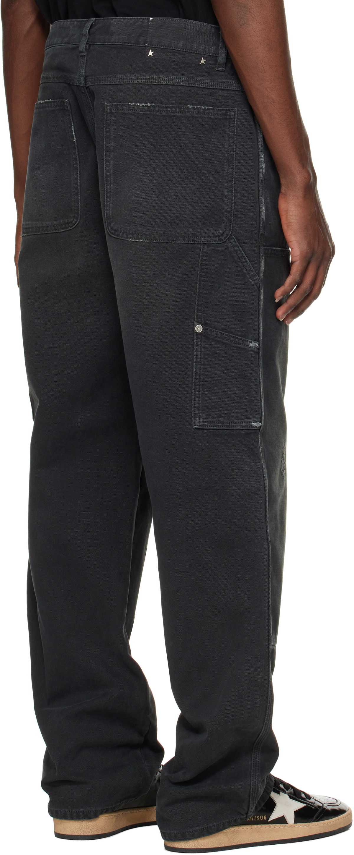 Golden Goose Black Distressed Jeans