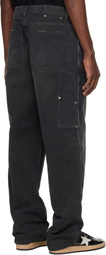 Golden Goose Black Distressed Jeans