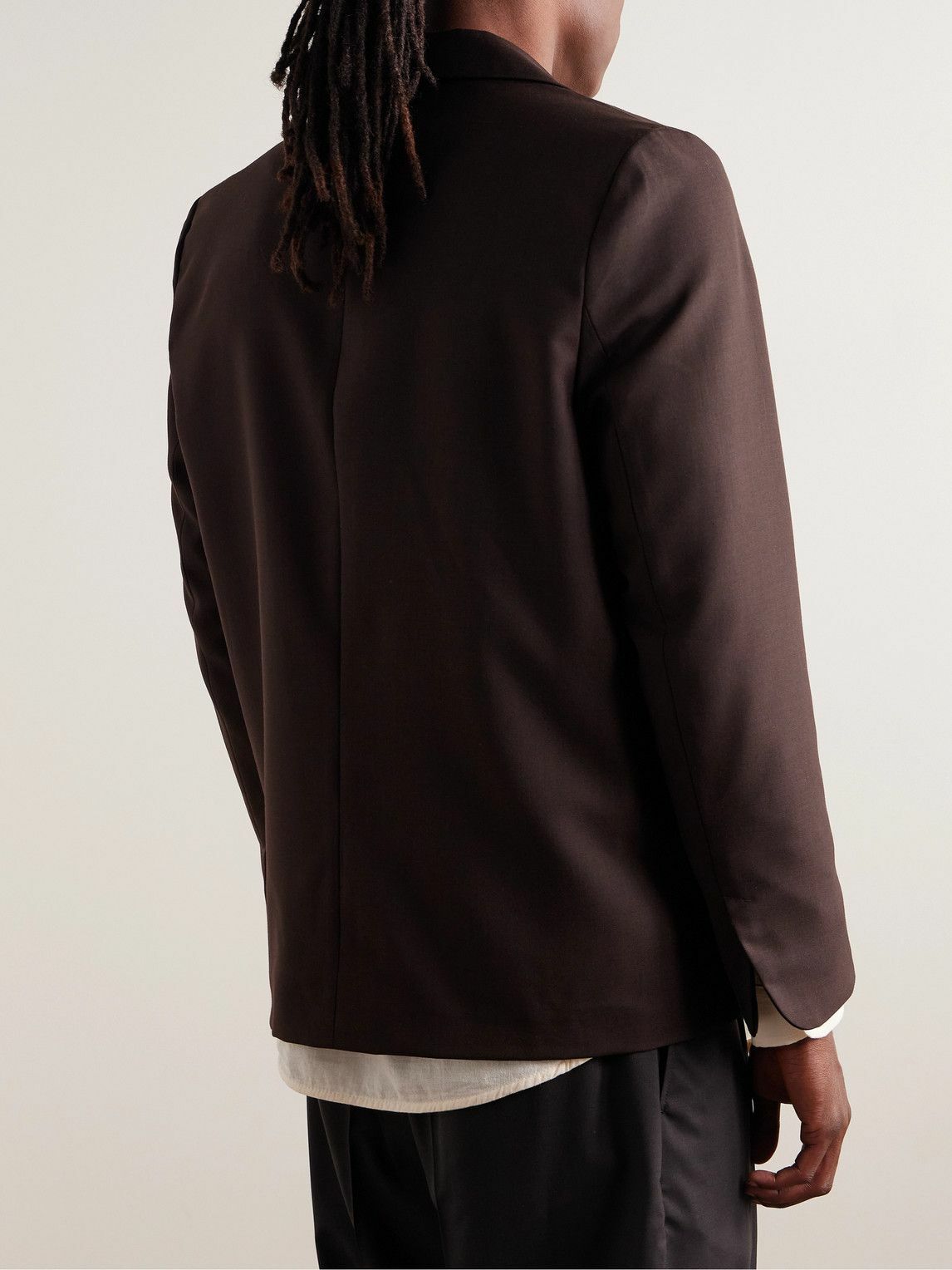 Séfr - Seydou Twill Blazer - Brown