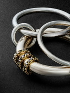 Spinelli Kilcollin - Set of Three Sterling Silver, 18-Karat Gold and Diamond Rings - Gold