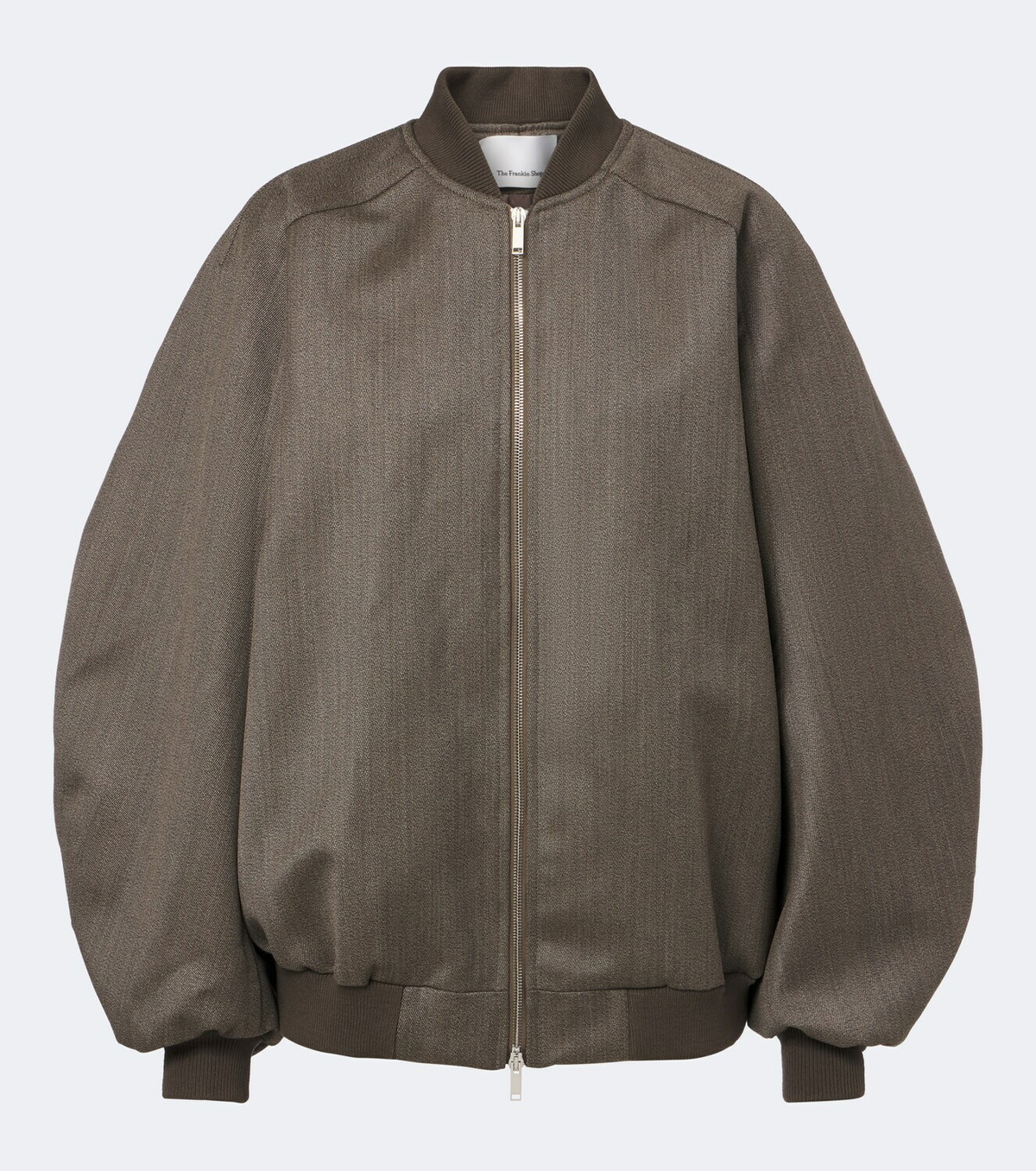 The Frankie Shop Elinor oversized wool bomber jacket