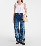 Loewe Paula's Ibiza printed barrel-leg jeans