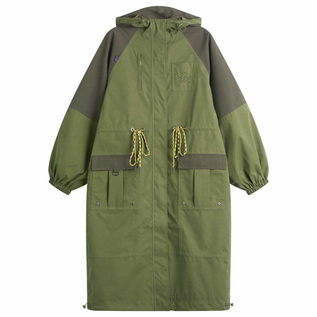 Damson Madder Women's Logan Raincoat in Forrest