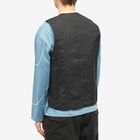s.k manor hill Men's Yukon Vest in Black Quilted Nylon