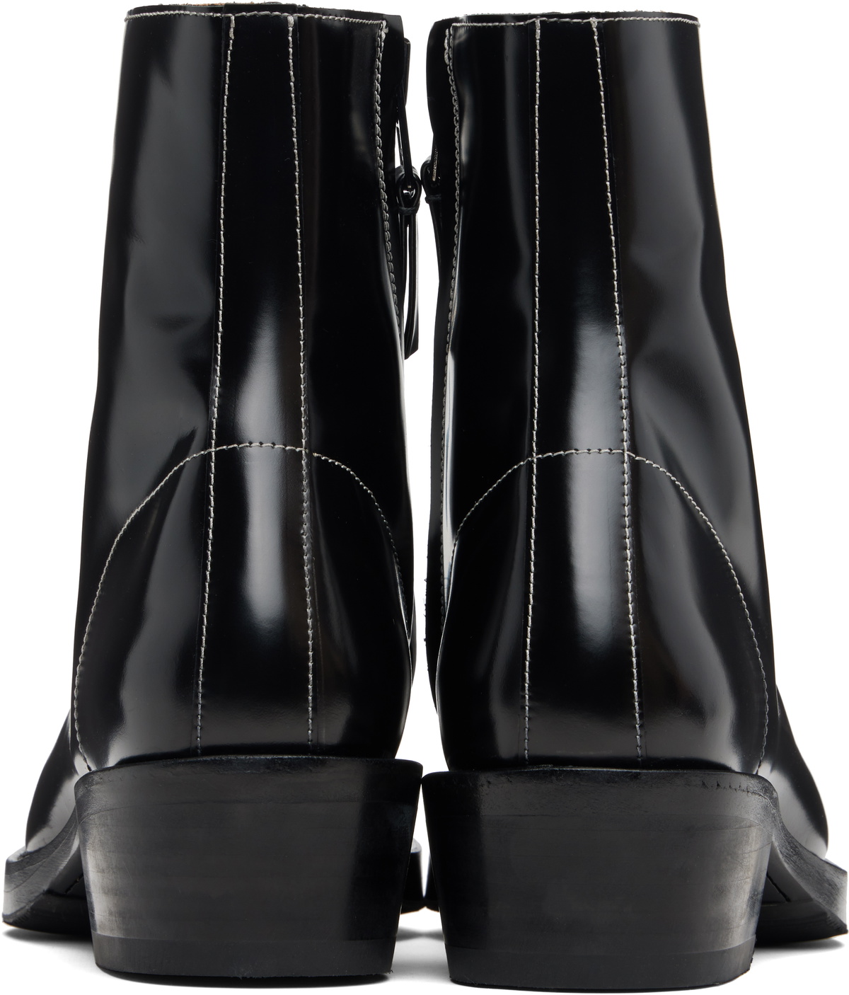 Second/Layer Black Charro Boots