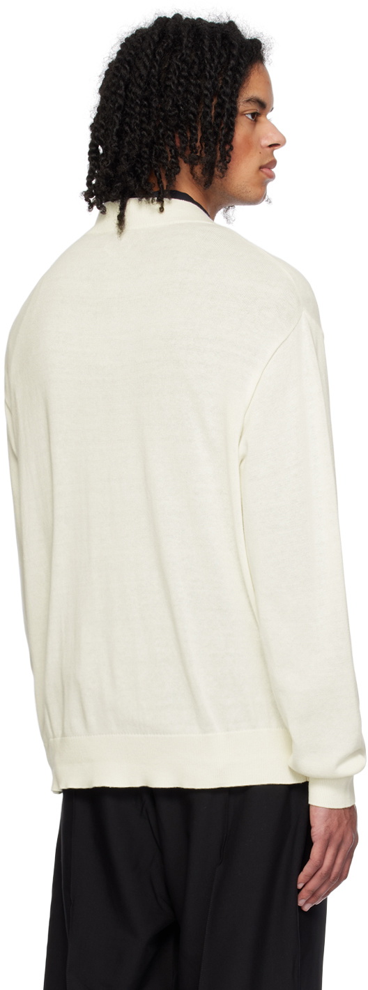 Izzue White Embroidered Cardigan