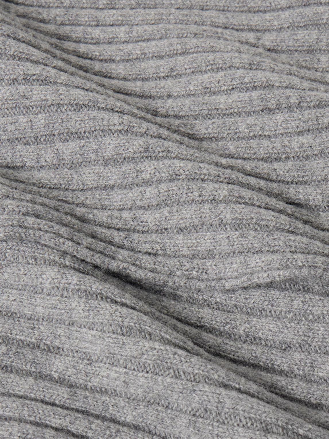 De Petrillo - Ribbed Merino Wool and Cashmere-Blend Scarf
