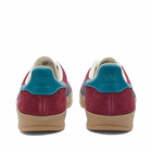 Adidas Gazelle Indoor Sneakers in Burgundy/Arctic Fusion/Green