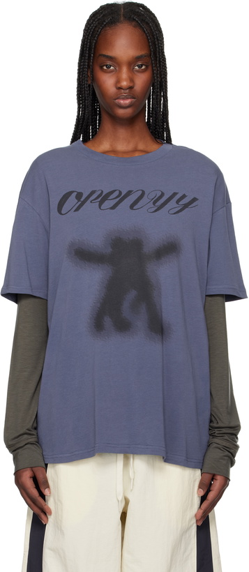 Photo: OPEN YY Purple YY Symbol T-shirt