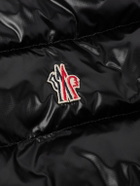 Moncler Grenoble - Logo-Appliquéd Mesh-Trimmed Quilted Ripstop and Stretch-Jersey Down Gilet - Black