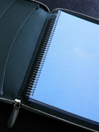 Smythson - A5 Cross-Grain Leather Zip Wallet