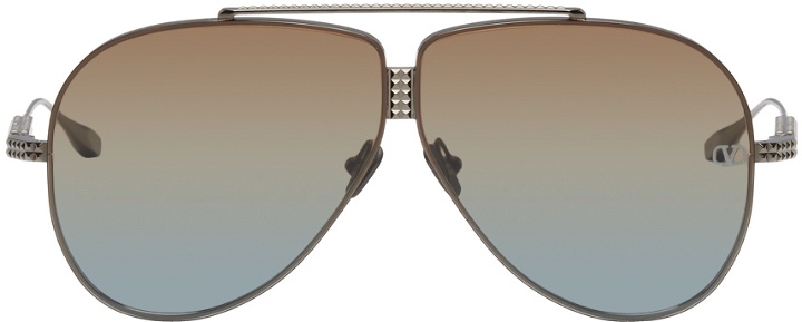 Photo: Valentino Gunmetal XVI Sunglasses