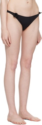 Coperni Black Flower Bikini Bottom