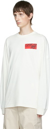 Moncler Genius 2 Moncler 1952 Off-White Printed Long Sleeve T-Shirt