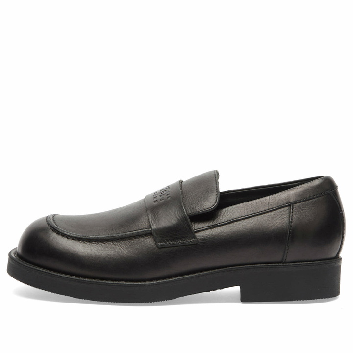 Photo: MM6 Maison Margiela Men's Leather Loafer in Black