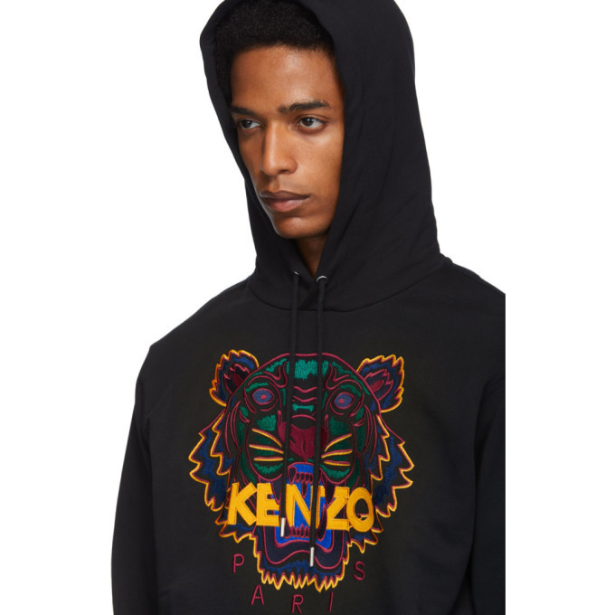 Kenzo Black Tiger Hoodie Kenzo