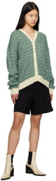 Palmes Green Inter Cardigan